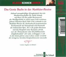 Klassik Kennen Lernen 3:Das Genie Bachs in der Matthäus-Passion, CD