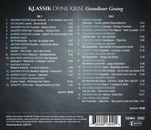 Klassik ohne Krise - Grandioser Gesang, 2 CDs