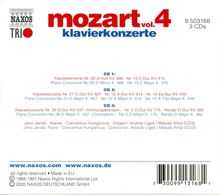 Wolfgang Amadeus Mozart (1756-1791): Naxos Mozart-Edition 4 - Klavierkonzerte, 3 CDs