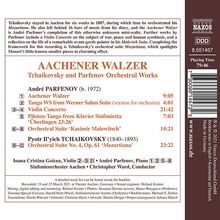 Andre Parfenov (geb. 1972): Violinkonzert, CD