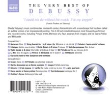 The Very Best of Debussy, 2 CDs