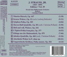 Johann Strauss II (1825-1899): Johann Strauss Edition Vol.39, CD