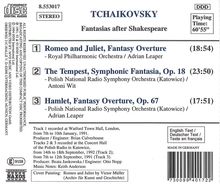 Peter Iljitsch Tschaikowsky (1840-1893): Romeo &amp; Julia, CD