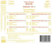 Johann Christian Bach (1735-1782): Symphonien Vol.2, CD