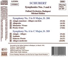 Franz Schubert (1797-1828): Symphonien Nr.3 &amp; 6, CD