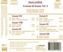 Niccolo Paganini (1782-1840): Centone di Sonate f.Violine &amp; Gitarre Vol.2, CD