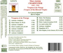 Marc-Antoine Charpentier (1643-1704): Vespres a la Vierge, CD