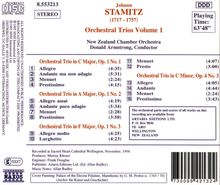 Johann Stamitz (1717-1757): Orchestertrios Vol.1, CD