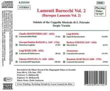 Lamenti Barocchi Vol.2, CD