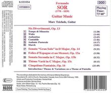 Fernando Sor (1778-1839): Divertimenti op.13 f.Gitarre, CD