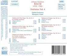 Johann Christian Bach (1735-1782): Symphonien Vol.4, CD