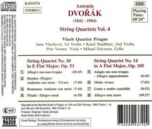 Antonin Dvorak (1841-1904): Streichquartette Vol.4, CD