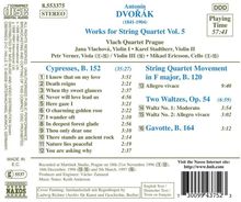 Antonin Dvorak (1841-1904): Streichquartette Vol.5, CD