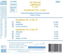Malcolm Arnold (1921-2006): Symphonien Nr.1 &amp; 2, CD