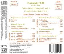 Fernando Sor (1778-1839): Duette f.2 Gitarren Vol.2, CD