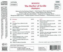 Gioacchino Rossini (1792-1868): Der Barbier von Sevilla (Ausz.), CD