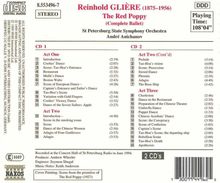 Reinhold Gliere (1875-1956): Roter Mohn (Ballettmusik), 2 CDs