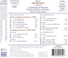 Olivier Messiaen (1908-1992): Catalogue des Oiseaux Livre 1-7, 3 CDs