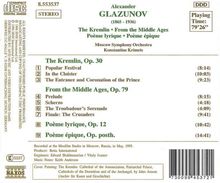 Alexander Glasunow (1865-1936): Aus dem Mittelalter - Suite op.79, CD