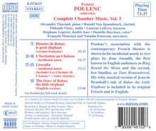 Francis Poulenc (1899-1963): Sämtliche Kammermusik Vol.5, CD