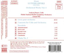 Witold Lutoslawski (1913-1994): Chain 3 für Orchester, CD