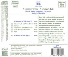 Josef Suk (1874-1935): Ein Wintermärchen op.9, CD