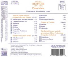 Ottorino Respighi (1879-1936): Klavierwerke, CD