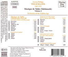 Georg Philipp Telemann (1681-1767): Tafelmusik Vol.4 (Teil 3), CD