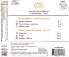 Edward Elgar (1857-1934): Streichquartett op.83, CD