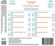 Antonio Vivaldi (1678-1741): Concerti für Streicher RV 113,114,138,151,153,157,161,167, CD