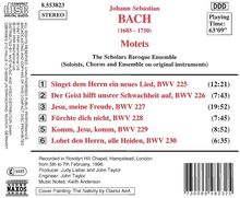 Johann Sebastian Bach (1685-1750): Motetten BWV 225-230, CD