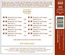 Joseph Haydn (1732-1809): Klaviersonaten H16 Nr.1,4,5,7-11, CD