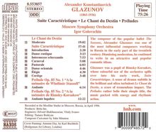 Alexander Glasunow (1865-1936): Preludes op.85 Nr.1 &amp; 2, CD