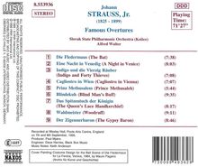Johann Strauss II (1825-1899): Ouvertüren, CD