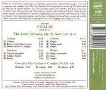 Antonio Vivaldi (1678-1741): Concerti op.8 Nr.1-4 "4 Jahreszeiten", CD