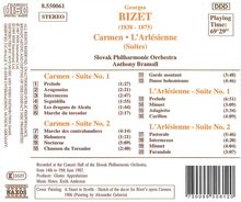 Georges Bizet (1838-1875): L'Arlesienne-Suiten Nr.1 &amp; 2, CD