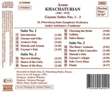 Aram Khachaturian (1903-1978): Gayaneh-Suiten Nr.1-3, CD
