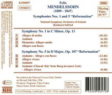 Felix Mendelssohn Bartholdy (1809-1847): Symphonien Nr.1 &amp; 5, CD