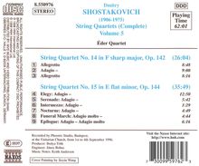 Dmitri Schostakowitsch (1906-1975): Streichquartette Nr.14 &amp; 15, CD