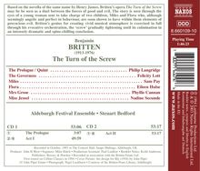 Benjamin Britten (1913-1976): The Turn of the Screw op.54, 2 CDs