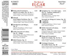 Best of Elgar, CD