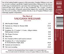 The Best of Vaughan Williams (Naxos), CD