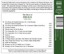 The Best of Delius (Naxos), CD