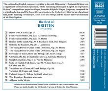 The Best of Britten (Naxos), CD