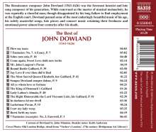 The Best of Dowland (Naxos), CD