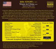 John Adams (geb. 1947): Nixon in China (Oper in 3 Akten), 3 CDs