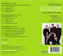 Pacifica Quartet - Declarations, CD