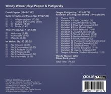 Wendy Warner plays Popper &amp; Piatgorsky, CD