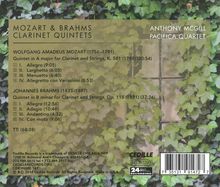 Wolfgang Amadeus Mozart (1756-1791): Klarinettenquintett KV 581, CD