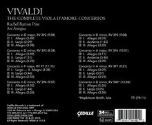 Antonio Vivaldi (1678-1741): Konzerte für Viola d'amore RV 97,392-397,540, CD